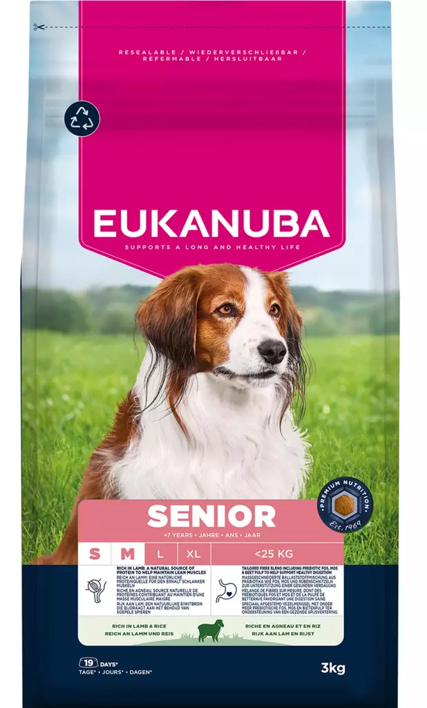 Senior Lamb S/M Eukanuba - Koiran kuivaruoat ikääntyville koirille - 054567 - 1