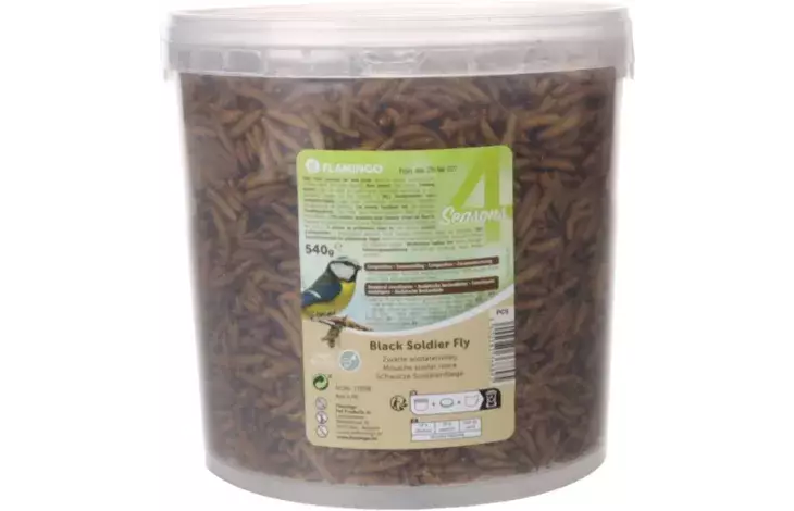 Sotilaskärpäsentoukka kuivattu 540g - Villieläinten ja -lintujen ruokinta - 055557 - 1