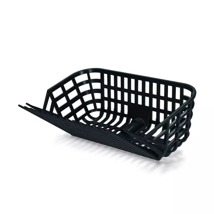 Tallitalikon reunallinen lapa muovinen musta - Talikot, lapiot ja lantakolat - 052507 - 1