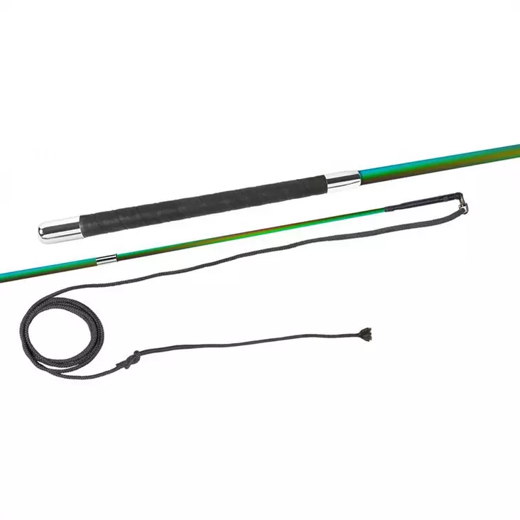 Teleskooppiraippa Rainbow Carbon 200cm Fleck - Hevosen juoksutus ja maastakoulutus - 052137 - 1