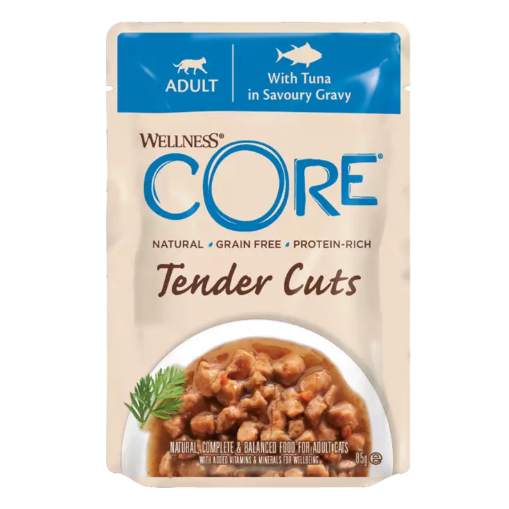 Tuna Tender Cuts 85g pss CORE - Aikuisten kissojen säilykkeet - 014777 - 2