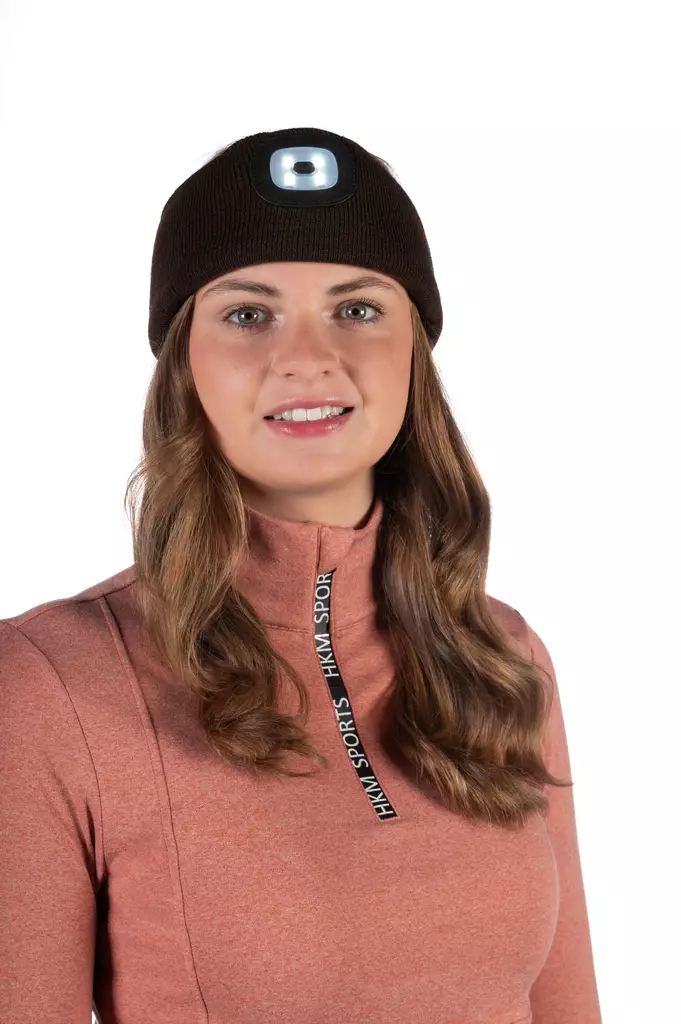 Valo-otsapanta Honey USB ladattava tummanruskea HKM-sports - Ratsastajan asusteet - 054107 - 1