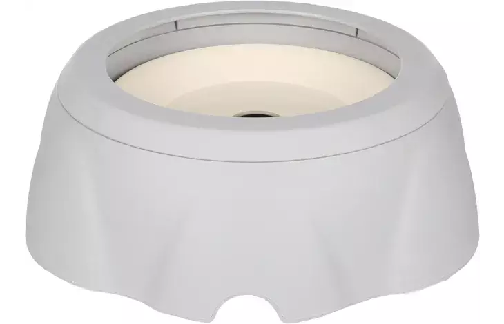 Vesikuppi loiskumaton 1,2L beige-harmaa Flamingo - Koiran muovi- ja melamiinikupit - 050597 - 1