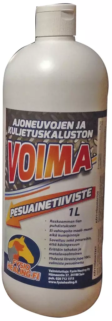 Voima ajoneuvo- ja kuljetuskaluston pesuaine 1L - Koiran kuljetusvälineiden puhdistus - 002547 - 1
