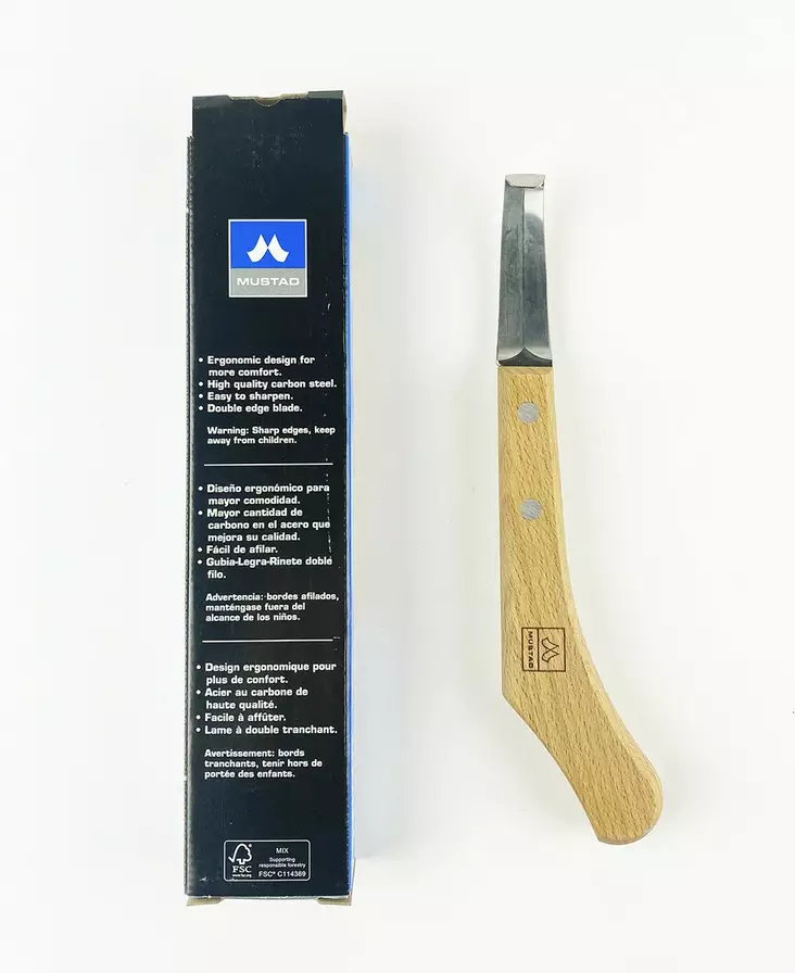 Vuolupuukko 2 puoleinen kippura Mustad - Hevosen kengitysvälineet - 015847 - 3