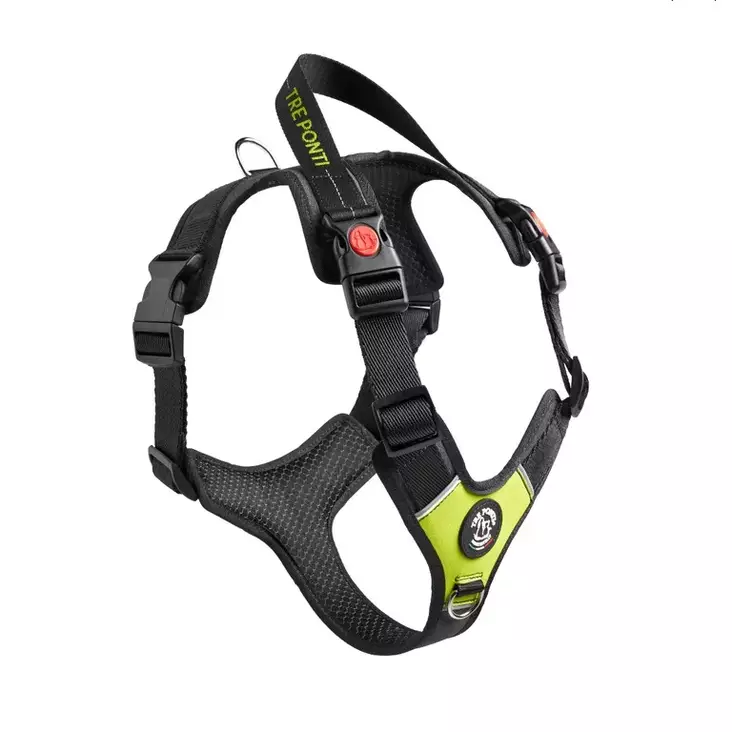 Y-valjas Harmonia lime TrePonti - Koiran Y-valjaat - 052577 - 1