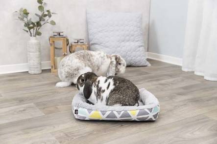 Reunapeti 38×25×6cm harm/kuvio Trixie - Pieneläinten pesät ja pedit - 025558 - 2