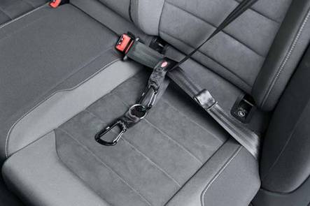 Turvavyöliitin 30cm/38mm 12kN lukot musta Trixie - Koiran turvavaljaat ja liittimet - 020588 - 2