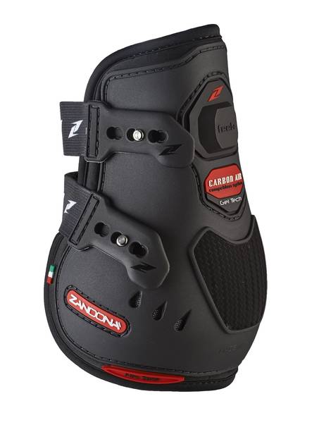 Vuohissuojat Carbon Air Feel+ mustat / nappulat Zandona - Hevosen vuohis- ja hivutussuojat - 015178 - 1