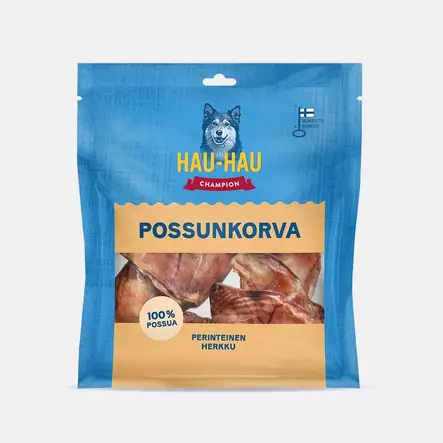 Possunkorva 330g kotimainen Hau Hau Champion - Koirien puruluut - 053178 - 1