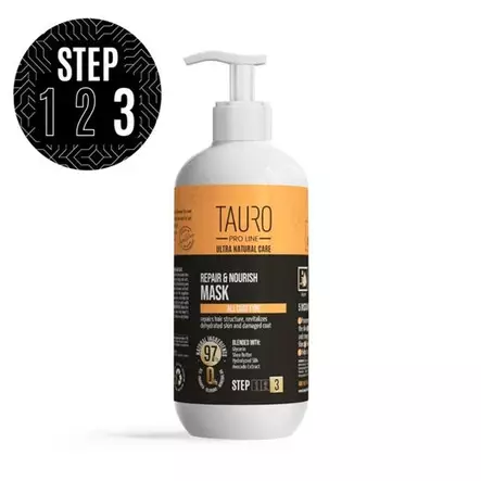 Korjaava maski Repair & Nourish 400ml Ultra Natural Care Tauro Pro Line - Koiran hoitoaineet - 057498 - 1