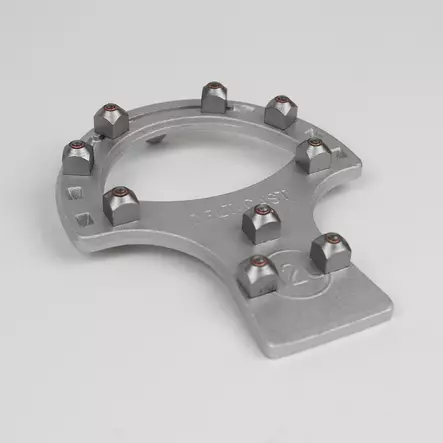 Alumiinikenkä Päärynä kiintohokeilla 9x12mm 120 Deltacast - Ravurin alumiinikengät - 055698 - 2