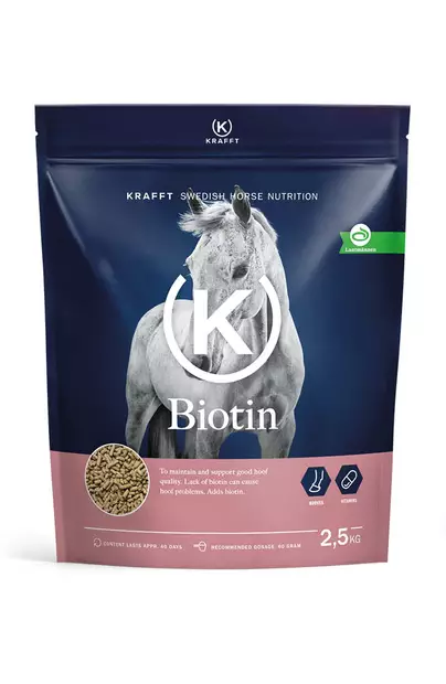 Biotin Pellets 2,5kg Krafft - Lisäravinteet kaviot ja karvapeite - 049448 - 1