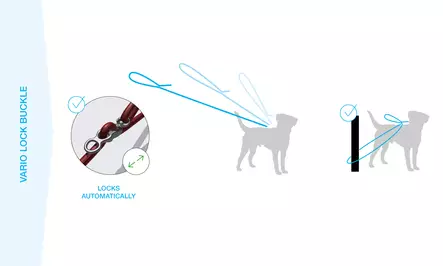 Joustava monitoimitalutin Vario Comfort L 10mm x 200cm sun orange curli - Koiran nylontaluttimet - 054968 - 2