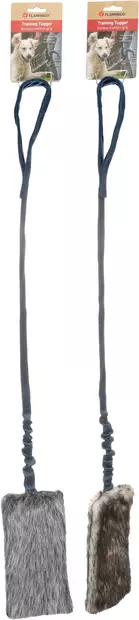 Karvapatukka Fauxtra Chaser joustokahvalla värimix 12x100cm Flamingo - Koiran pehmolelut - 055508 - 2