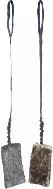 Karvapatukka Fauxtra Chaser joustokahvalla värimix 12x100cm Flamingo - Koiran pehmolelut - 055508 - 1