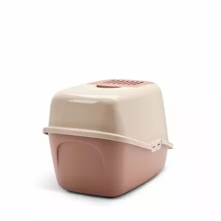 Kattovessa Nestor 56x39x38,5cm rose samppanja - tuscan punainen Savic - Kissan katetut vessat - 052678 - 5