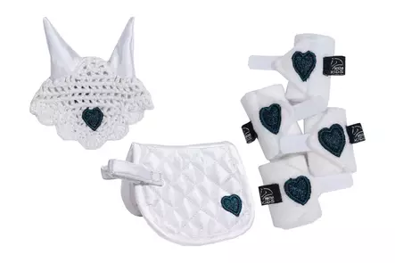 Leikkihevosen kisasetti Competition set Cuddle Pony white-dark blue HKM-sports - Koti ja sisustus - 057758 - 1