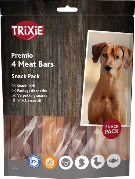 Namipala Meat Bars 400g 4 makua Trixie - Koiran herkut ja makupalat - 015038 - 1