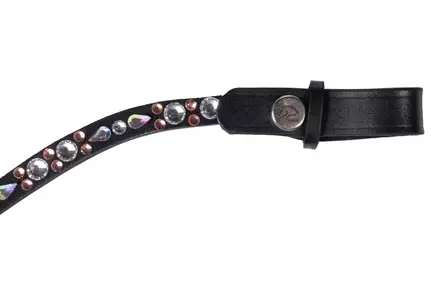 Otsapanta Sparkle valko-ruusukulta HKM-sports - Hevosen otsapannat - 051408 - 2