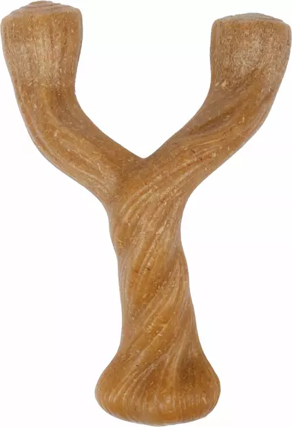 Purulelu Nyl'o Wood naudan maku Flamingo - Koiran keppi-, rengas- ja noutolelut - 057398 - 1