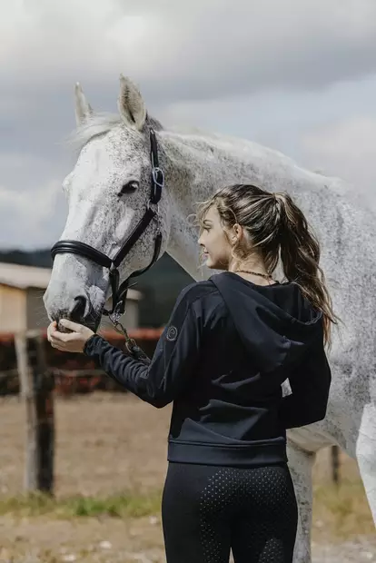 Ratsastusleggins Acacia musta Je t'aime Equitheme - Ratsastushousut - 051768 - 2