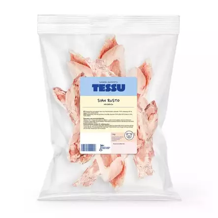 Sianrustot 1kg pakaste Tessu - Koiralle pakaste luut - 028228 - 3