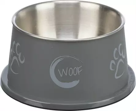 Spanielikuppi tassu/woof 900ml Trixie - Koiran metallikupit ja telineet - 025528 - 4