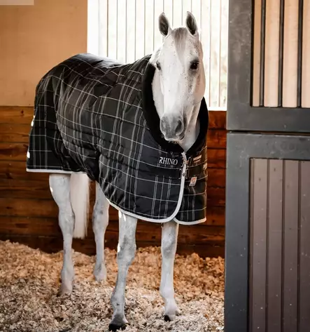 Talliloimi Rhino Stable 250g Vari-Layer Black/Grey/White Chalk & Gray Horseware - Hevosen toppatalliloimet - 059568 - 2