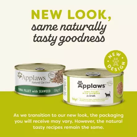 Tonnikalafile Merilevä 156g Applaws cat - Aikuisten kissojen säilykkeet - 003718 - 3
