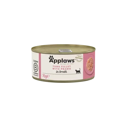 Tonnikala katkarapu 70g tlk Applaws cat - Aikuisten kissojen säilykkeet - 003658 - 3