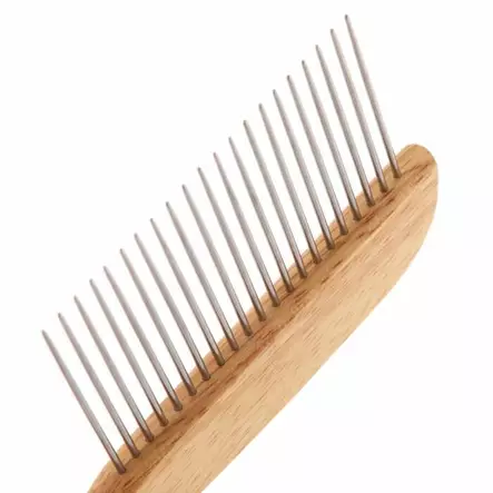 Villakoirakampa Professional XL-piikit puuvarrella Groom -X - Koiran kammat - 057178 - 1
