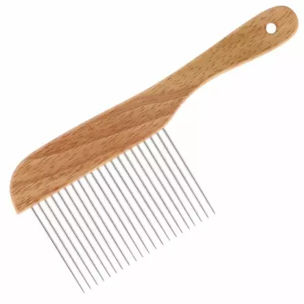 Villakoirakampa Professional XL-piikit puuvarrella Groom -X - Koiran kammat - 057178 - 2