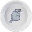 Keramiikkakuppi Fat-Cat 13cm harmaa Trixie - Kissan keramiikkakupit - 025018 - 1