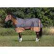 Ulkoloimi Aisance 150g High Neck ruskea/harmaa Equitheme Tyrex - Hevosen kevyttoppaloimet ulkoiluun - 015518 - 1