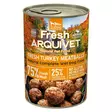 Kalkkunalihapullat 400g Fresh Arquivet - Koiran säilykkeet aikuisille koirille - 053968 - 1