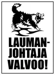 Kyltti Laumanjohtaja valvoo! - Varoitus- ja huomiokyltit - 056008 - 1