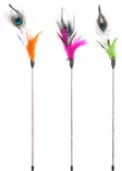 Huiska Glitty Dangler 36cm värimix Flamingo - Kissan huiskat ja onkilelut - 059358 - 2