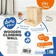 Jyrsijän kiipeilyseinä - kaivuulaatikko puinen 25x25x30cm Duvo+ - Pieneläinten aktivointi ja koulutus - 051548 - 4