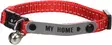 Kissan nylonpanta säädettävä Jaggo 20-34x1cm punainen Flamingo - Aikuisen kissan pannat - 052408 - 3
