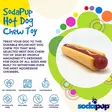 Nylon Hot Dog 16x3,5cm SodaPup - Koiran aktivointilelut - 052488 - 3