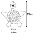 Lintupallo Stekti TPR 14,5x17,5cm värimix Flamingo - Koiran pallot ja heittolelut - 055478 - 5