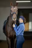 Otsapanta nahkaa 25.2 dutch blue HorseGuard - Hevosen otsapannat - 054728 - 2