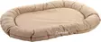 Patja Dreambay ovaali vettähylkivällä kankaalla 120x90x16cm beige Flamingo - Koiran patjat - 057448 - 1