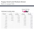 Puppy & Junior Small/Medium Ocean Fish Grain Free Eukanuba - Kuivaruoat pennuille ja kasvatukseen - 027118 - 2