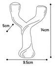 Purulelu Nyl'o Wood naudan maku Flamingo - Koiran keppi-, rengas- ja noutolelut - 057398 - 3