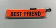 Tekstiputki BEST FRIEND oranssi Maike - Koiran heijastimet ja turvavalot - 050858 - 1