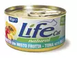 Tonnikala hedelmämix 85g prk LifeCat - Aikuisten kissojen säilykkeet - 045638 - 1