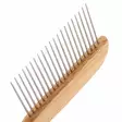Villakoirakampa Professional XL-piikit puuvarrella Groom -X - Koiran kammat - 057178 - 1