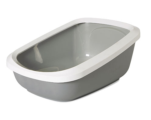 Avovessa Aseo JUMBO 67,5x48,5cm harmaa - Kissan avovessat - 004198 - 1